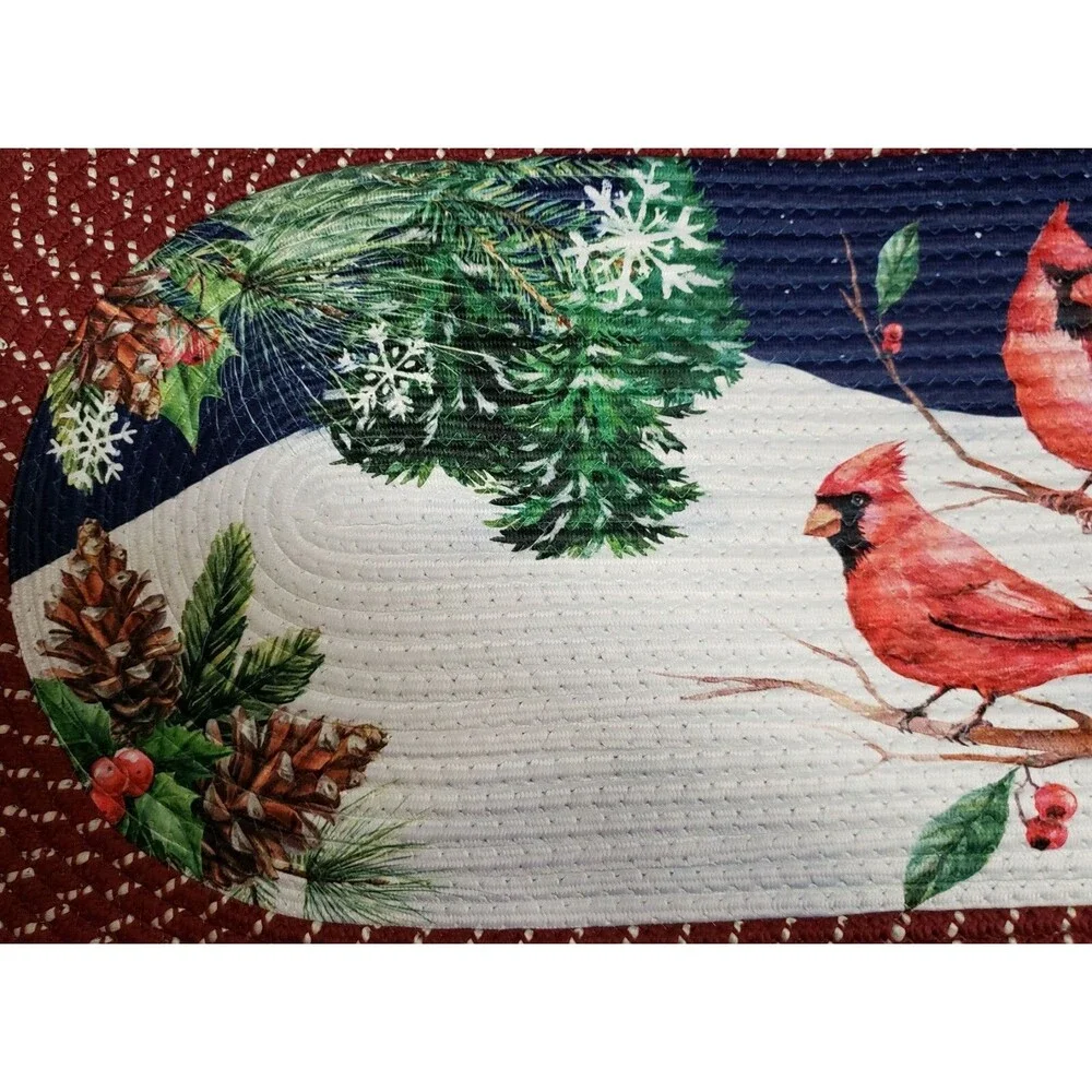 X-Large Oval Braided Kitchen Floor Runner Rug(20x48